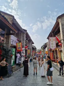 Xingping old town view