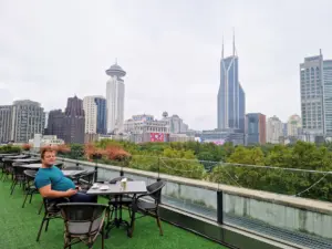 Shanghai History Museum terrace