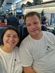 Train selfies