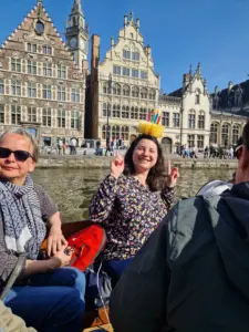 Ghent boat trip and Hristina