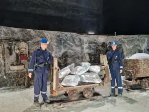 Slanic Prahova Salt Mine miners