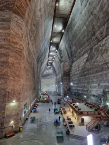 Slanic Prahova Salt Mine view