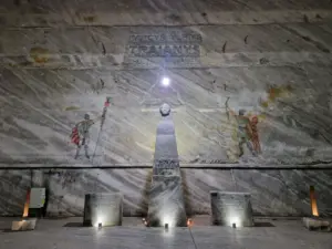 Slanic Salt Mine sculptures