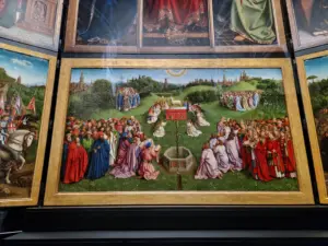 St Bavo's Cathedral Ghent Adoration of the Mystic Lamb