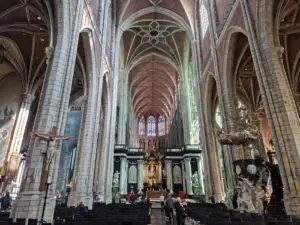 St Bavo's Cathedral Ghent inside