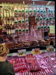 Budapest Central Market Hall stall