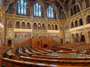 Budapest Parliament inside view