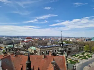 Dresden Zwinger from above