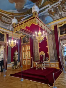 Dresden castle inside throne