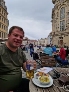 Dresden food - Augustiner an der Frauenkirche schnitzel