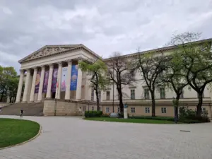 Hungarian National History Museum outside