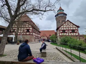 Imperial Castle of Nuremberg view