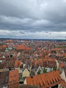 Imperial Castle of Nuremberg view from tower