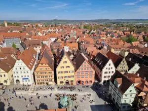 Rothenburg market square views