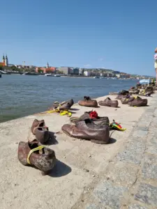 Shoes on the Danube Bank