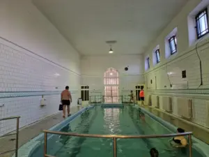 Széchenyi Thermal Bath indoor pool views
