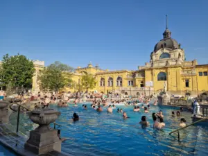Széchenyi Thermal Bath outdoor pool 2
