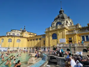 Széchenyi Thermal Bath outdoors