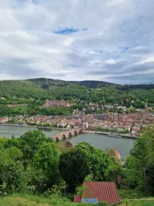Heidelberg view from Heidelberg Philosopher's Way