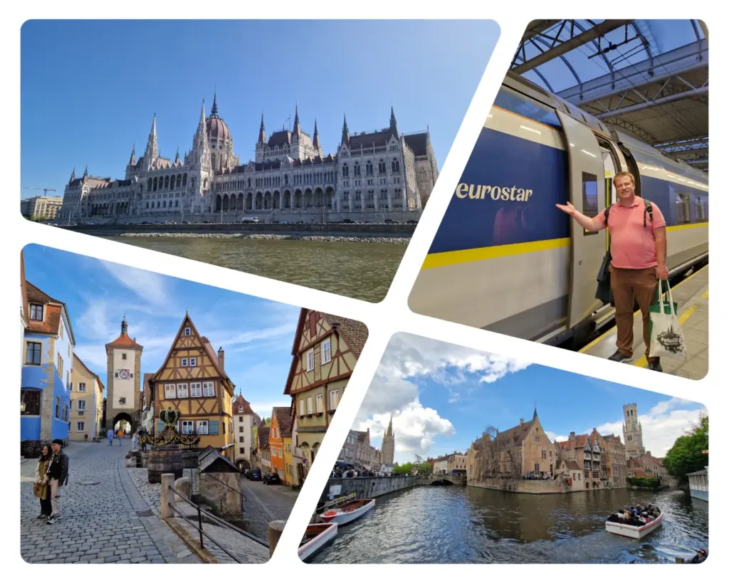 April 2025 Interrail itinerary
