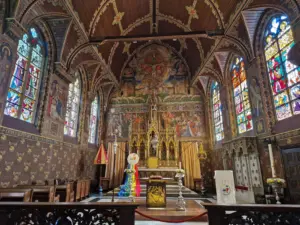 Basilica of the Holy Blood Bruges view