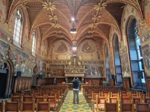 Bruges City Hall inside