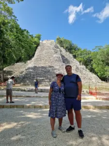 Coba Ruins and us