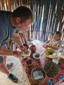 Maya village