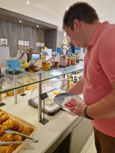 Mercure Hotel Brussels Centre Midi breakfast cheese