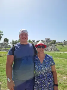 Tulum Ruins view