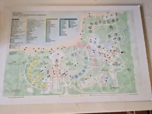 Grand Palladium hotel map