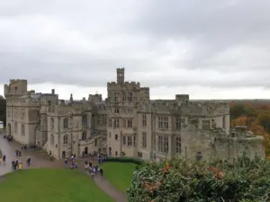 Warwick Castle views from above