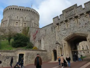 Windsor Castle entrance view