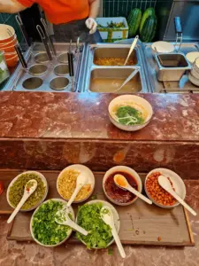 Orange Hotel Yangshuo breakfast noodles