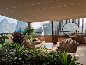 Orange Hotel Yangshuo rooftop area