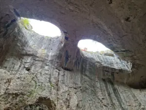 Prohodna cave God's Eyes