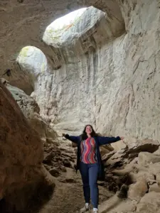 Prohodna cave with God's Eyes