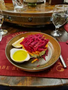 Winery at the Virgins Lukovit salad