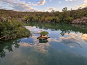 Zlaten Park Lukovit floating house Bulgaria