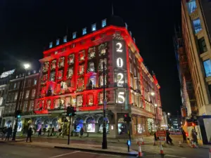 Fortnum & Mason Christmas lights London