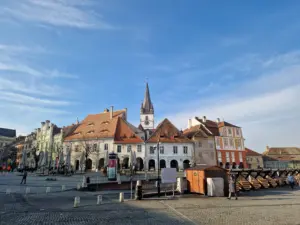 Sibiu Piata mica view
