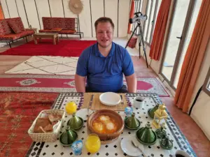 Arawan Luxury Desert Camp breakfast eggs