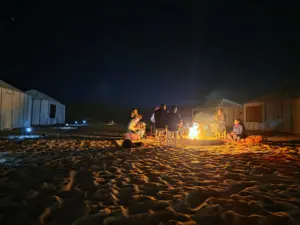 Arawan Luxury Desert Camp campfire