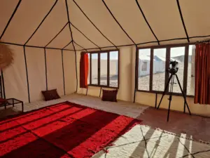 Arawan Luxury Desert Camp main tent - lobby area