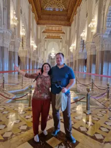 Casablanca Hassan II mosque - inside view