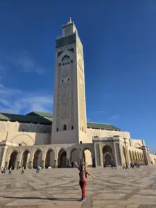 Casablanca Hassan II mosque outside