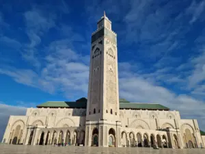 Casablanca Hassan II mosque - view
