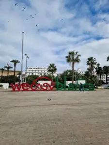 Casablanca we love Casablanca sign