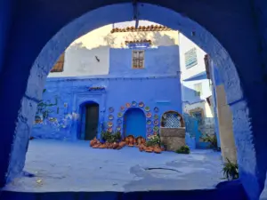Chefchaouen blue view