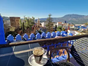 Chefchaouen rooftop The Magic Lamp House of Aladin